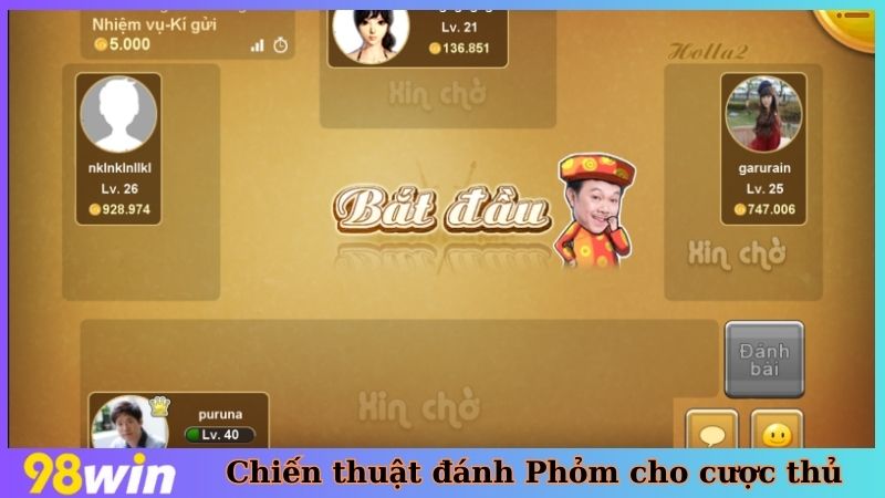 Chiến thuật đánh Phỏm trực tuyến cho cược thủ